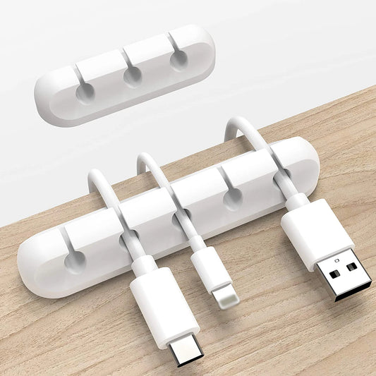 Organizador de cables con clips